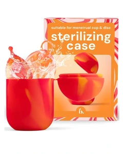 Bodyotics ComfyCase Sterilizer For Menstrual Discs Red 1 pcs