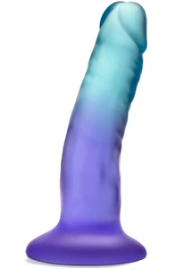 B YOURS – MORNING DEW 5 INCH DILDO – SAPPHIRE