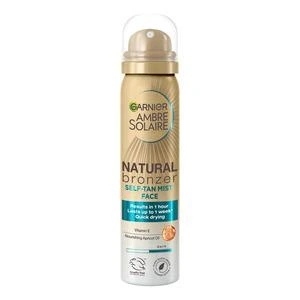 Garnier Ambre Solaire Natural Bronzer Self Tan Mist Face - 75 ml