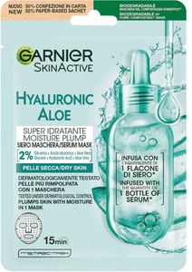 Garnier SkinActive   Hyaluronic Aloe Super Idratante Moisture Plump Sheet Mask for Dry Skin 28 g
