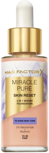 Max Factor Miracle Pure 2In1 Skin Reset Serum Foundation 10-30 Fair