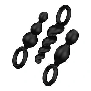 Satisfyer Booty Call Anal Plug sett - Sort