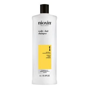 Nioxin System 1 Shampoo for Thinning Hair - 1000 ml.