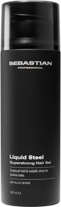 Sebastian Professional Styling and texture Liquid Steel Superstrong Hair Gel 140 ml