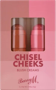 Barry M Chisel Cheeks Blush Creams 2 x 5 g