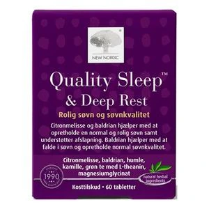 New Nordic Quality Sleep & Deep Rest – 60 tabletter | Dyp søvn