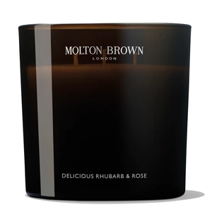 Molton Brown Delicious Rhubarb & Rose Luxury Scented Candle 600 g