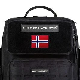 Built for Athletes Flag Patch Norway