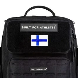 Built for Athletes Flag Patch Finland
