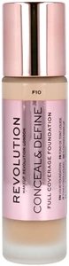 Revolution Beauty London Conceal & Define Foundation F10
