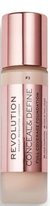 Revolution Beauty London Conceal & Define Foundation F3