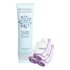 Rosalique Balm Cleanser inkl. 3 stk. Bamboo Cloth - 100 ml.