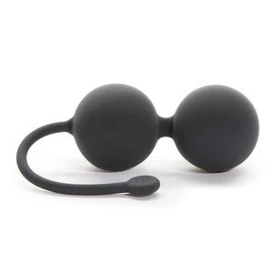 Jiggle Balls i silikon fra Fifty Shades Of Grey – Sort
