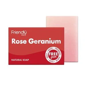 Friendly Såpebar Rose & Geranium - 1 stk.