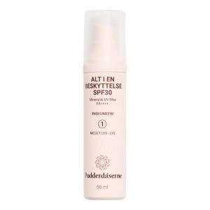 Pudderdåserne Alt i en beskyttelse SPF 30 - 50 ml.