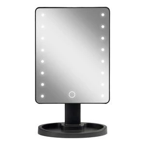 Gillian Jones Hollywoodspeil m. Touch, LED lys og USB-C - Svart - 1 stk.