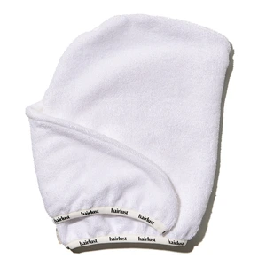Hairlust Bamboo Hair Towel Wrap White