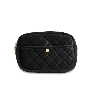 Fan Palm Beauty Bag Large Black Velvet M
