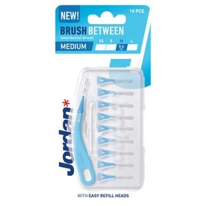 Jordan Brush Between Refillable Interdental Brush Medium - 10 stk.