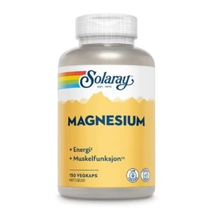 Solaray Magnesium 200 mg – 150 kapsler | Muskler & energi