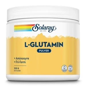 Solaray L-Glutamin 300 g Pulver – Fordøyelse, tarmhelse og muskelrestitusjon