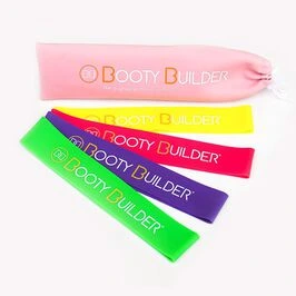 Booty Builder Minibands Rosa 4-Pakk