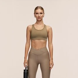 Iconic Sports Bra, Light Khaki, AB/XS