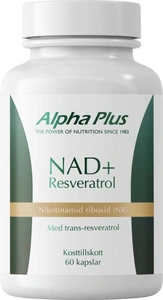 Alpha Plus NAD+ Resveratrol 60 stk