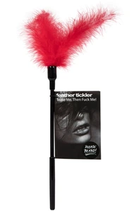 Tease Me Then Fuck Me Feather Tickler - Red