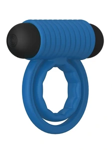 Double Rings Rock Hard Rechargeable Cock Ring