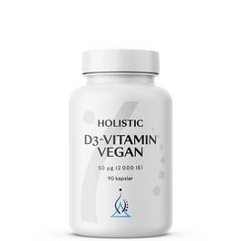 Vitamin D3 vegan 2000IE (50 μg) 90 vegetabilske kapsler