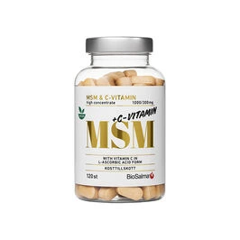 MSM + C-vitamin 120 tabletter