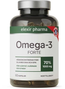 Elexir Pharma Omega3 Forte 1000mg 132 stk