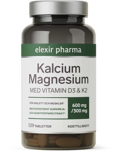 Elexir Pharma Kalcium/Magnesium 120 stk
