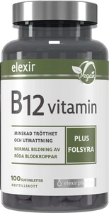 Elexir Pharma Vitamin B12 Vegan 100 stk