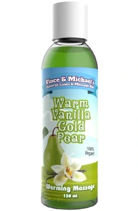 Warm Vanilla Gold Pear - Flavored Massage Oil