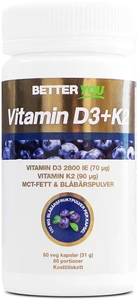 Better You Vitamin D3+K2 60 stk