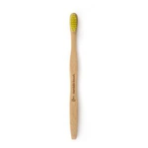 The Humble Co. bambustannbørste voksen, medium - gul