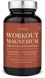 Nordbo WorkOut Magnesium, 90 kap 90 stk