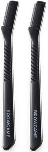 Browgame Cosmetics Eyebrow Shaping Knife Duo Pack