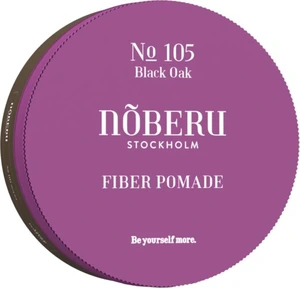 Nõberu of Sweden   Fiber Pomade No 105 Black Oak 80 ml