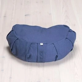 Meditasjonspute Crescent Blå