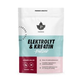 Pureness Elektrolyt & Kreatinpulver Körsbär-Hallon 200 g