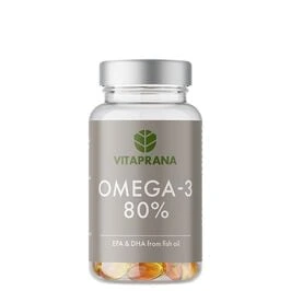 Vitaprana Omega-3 80%, 100 kapslar