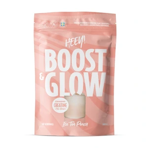 Heey! Boost & Glow Creatine + Coll-egan®, Ice Tea Peach, 300 g