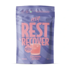 Heey! Rest & Recover Magnesium, Strawberry Lemonade, 210 g