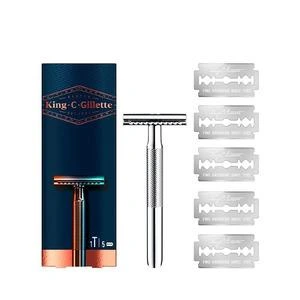 King C. Gillette Double Edge Razor - 1+5 stk.