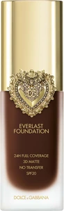 Dolce & Gabbana Flawless Everlast Foundation 24H Full Coverage 3D Matte No Transfer SPF59 40C Deep