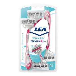 LEA Premium 3 Engangsbarberhøvel Kvinne - 4 stk.