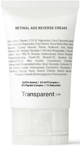 NICHE BEAUTY LAB Transparent Lab Retinal Age Reverse Cream 50 ml
